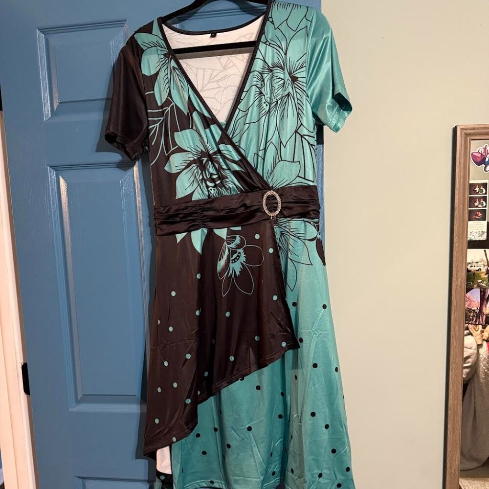 Blue and Black dress size xl